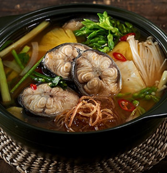 lẩu cá chình 