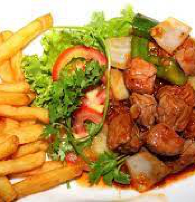 bò lúc lắc+khoai tây