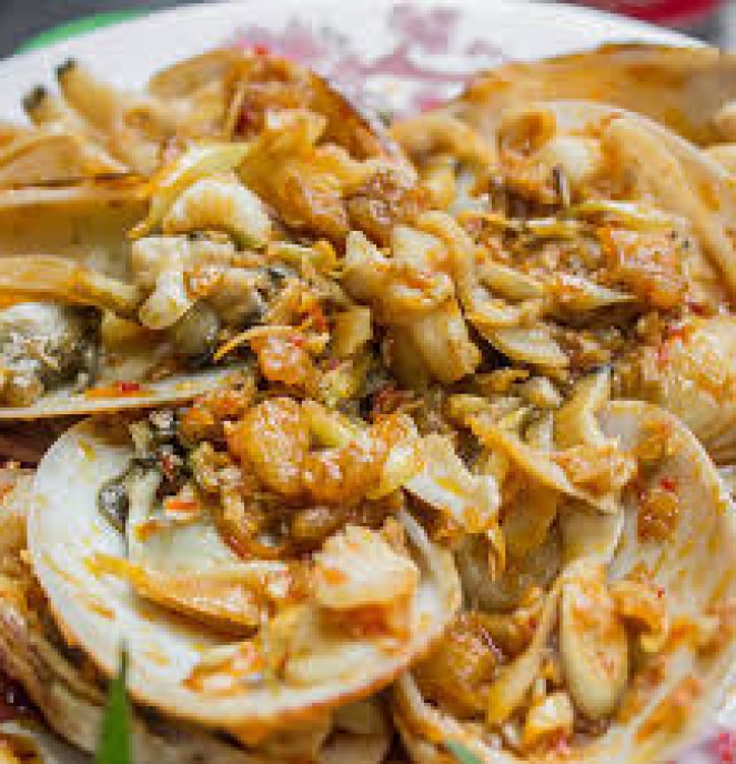 sò lụa xào tỏi