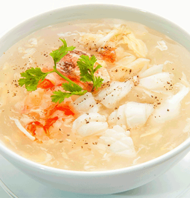 Soup Hải Sản Tôm Cua